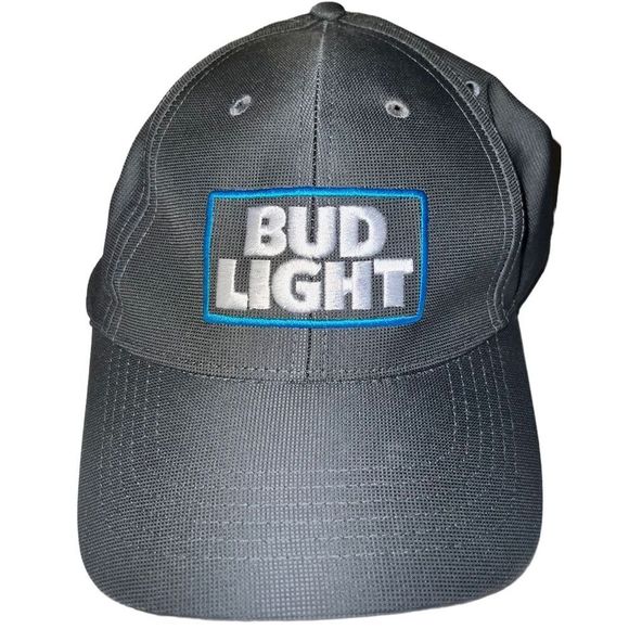 Budweiser Other - Bud Light, Budweiser Baseball Style Hat Adjustable StrapBack Embroidered Gray
